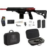 Dye DAM Tactical Paintball Marker Black Red Cherry Fade