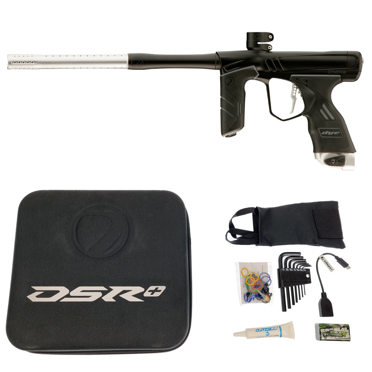 Dye DSR+ Paintball Marker Silver Night