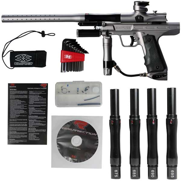 Empire Resurrection Autococker Paintball Gun Grey Dust