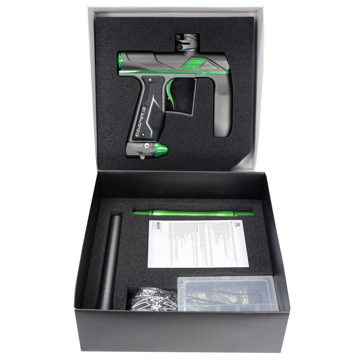 Empire Axe Pro Paintball Gun Dust Grey/Polished Green *Used*