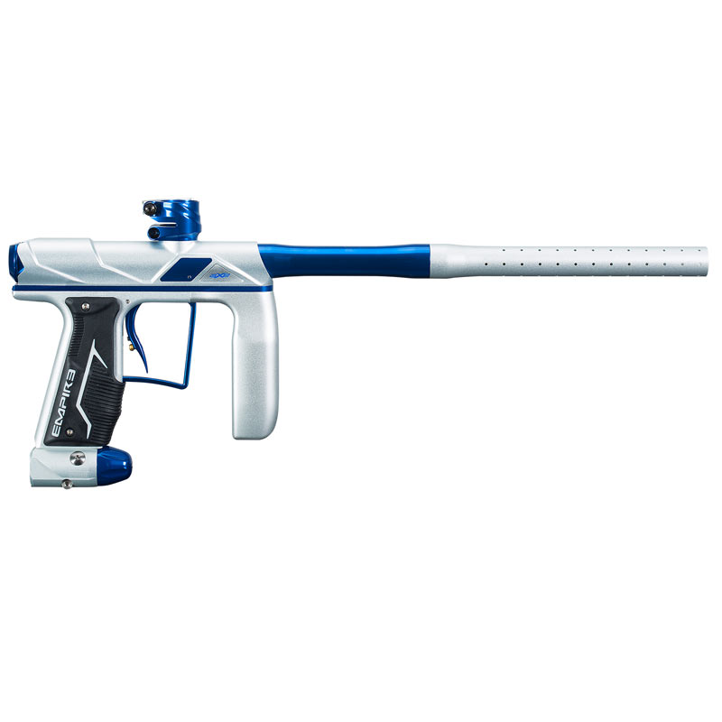 Empire Axe Pro Paintball Gun Dust Sliver/Polished Blue