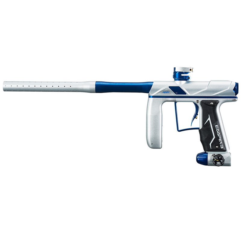 Empire Axe Pro Paintball Gun Dust Sliver/Polished Blue