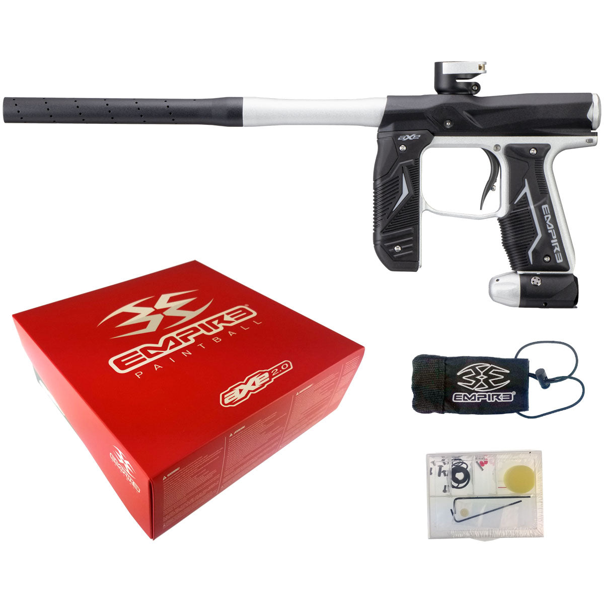 Empire Axe 2.0 Paintball Marker Dust Black/Dust Silver