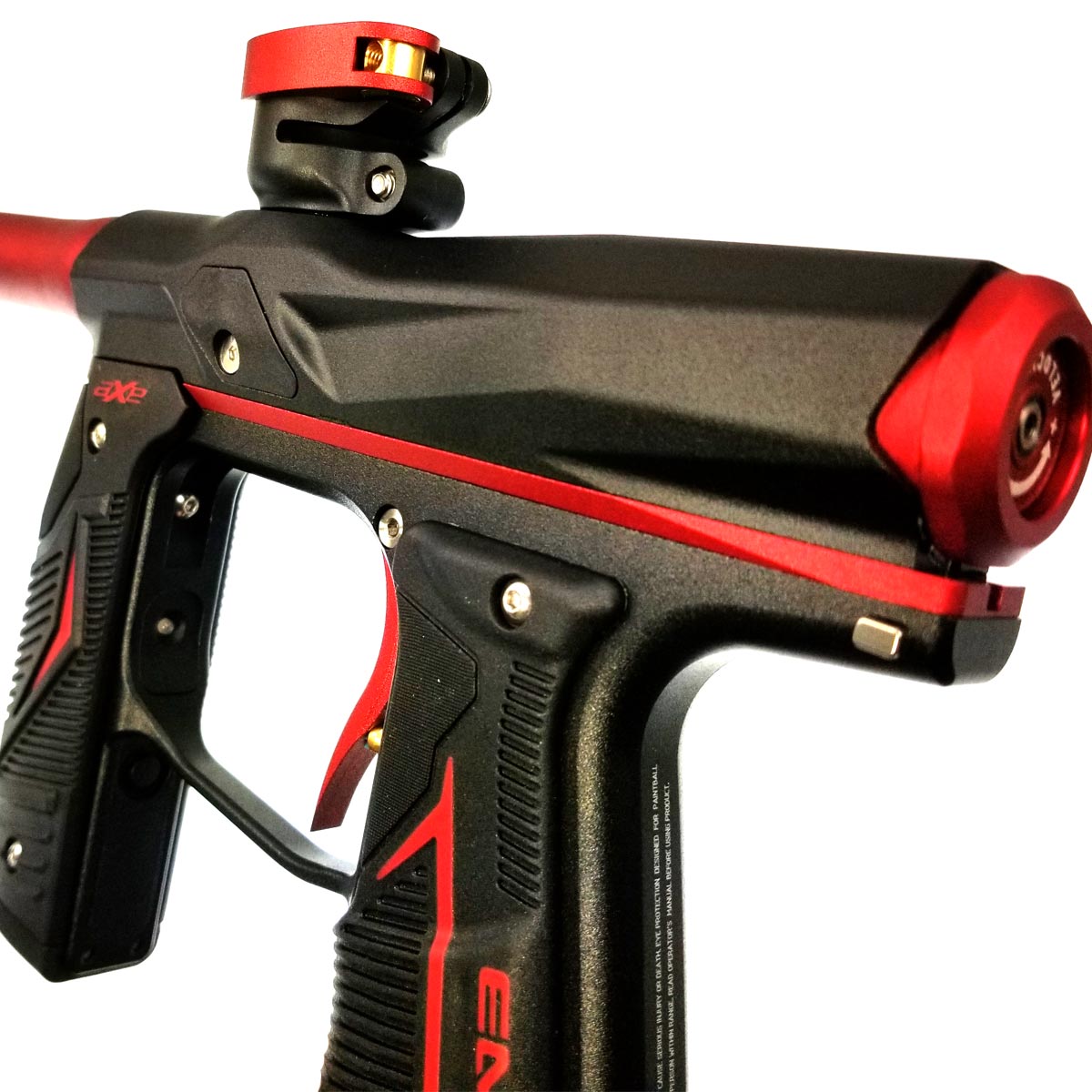 Empire Axe 2.0 Paintball Marker Dust Black Dust Red