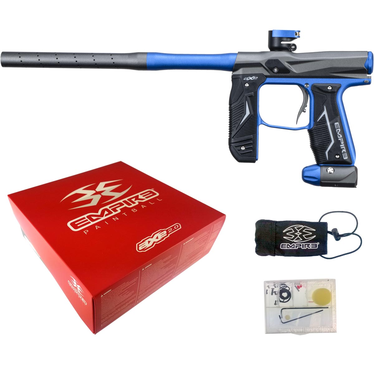 Empire Axe 2.0 Paintball Marker Dark Grey/Blue Dust