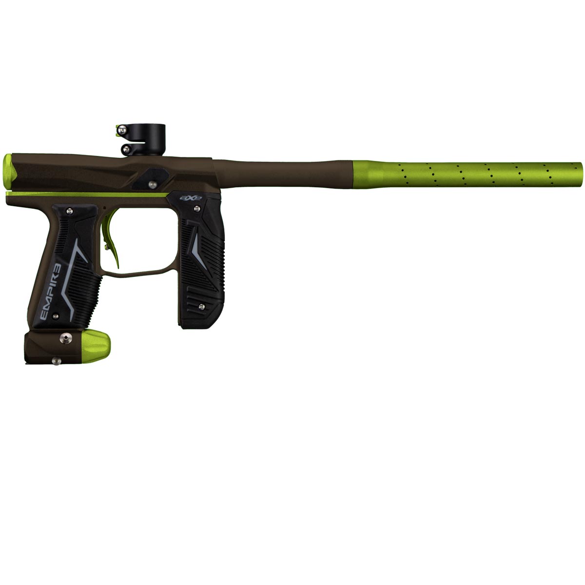 Empire Axe 2.0 Paintball Marker Dust Brown Dust Green Rookie Package