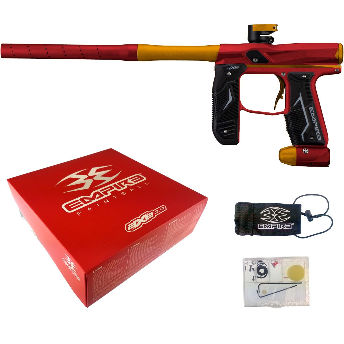 Empire Axe 2.0 Paintball Marker Dust Red Dust Orange