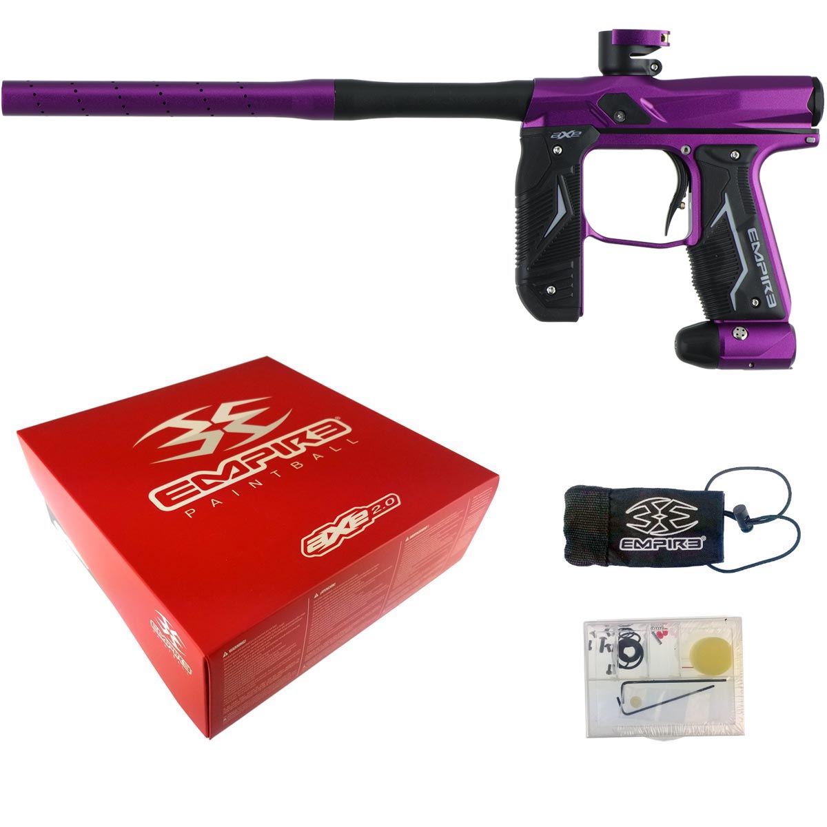 Empire Axe 2.0 Paintball Marker Dust Purple Dust Black