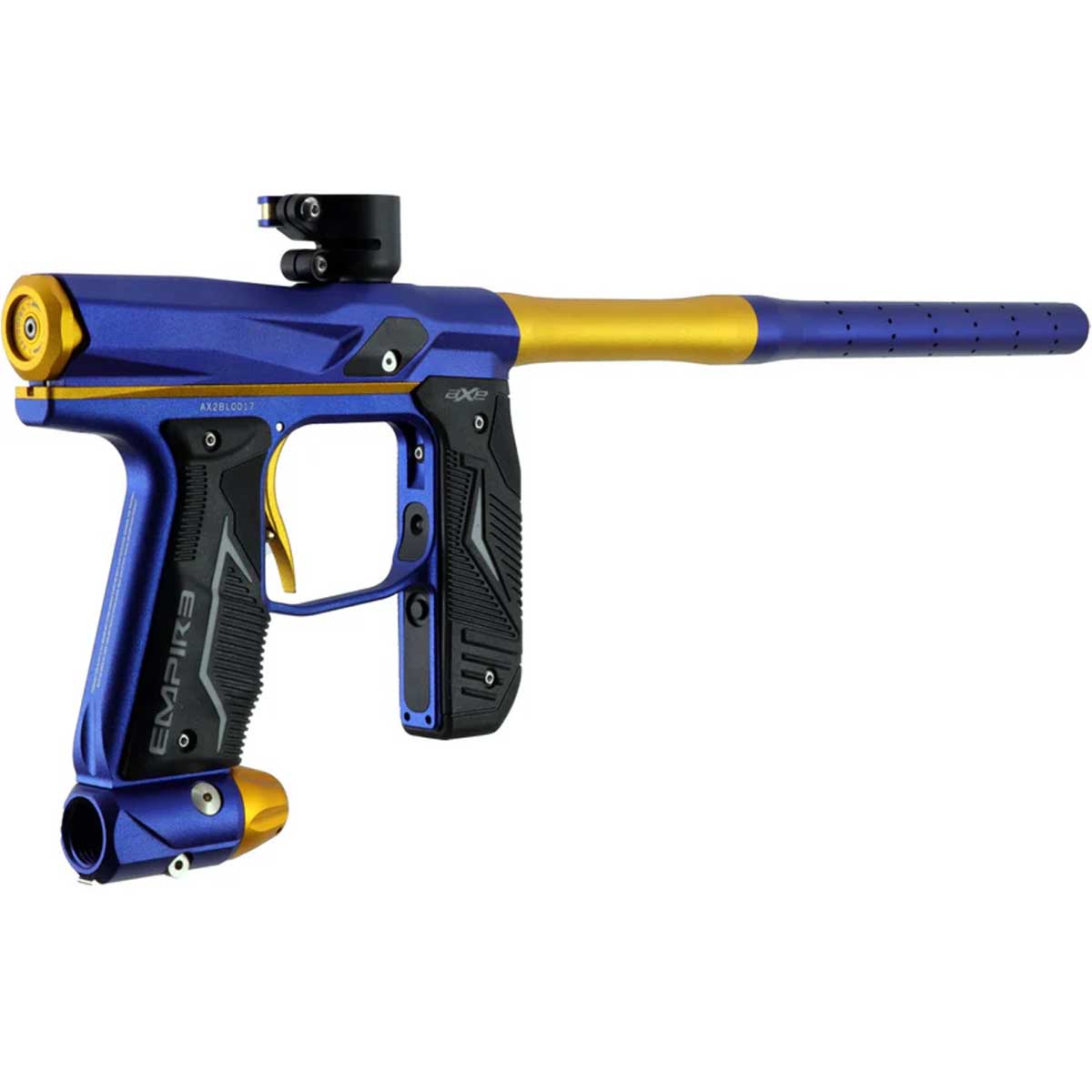 Empire Axe 2.0 Paintball Marker Dust Blue Dust Gold