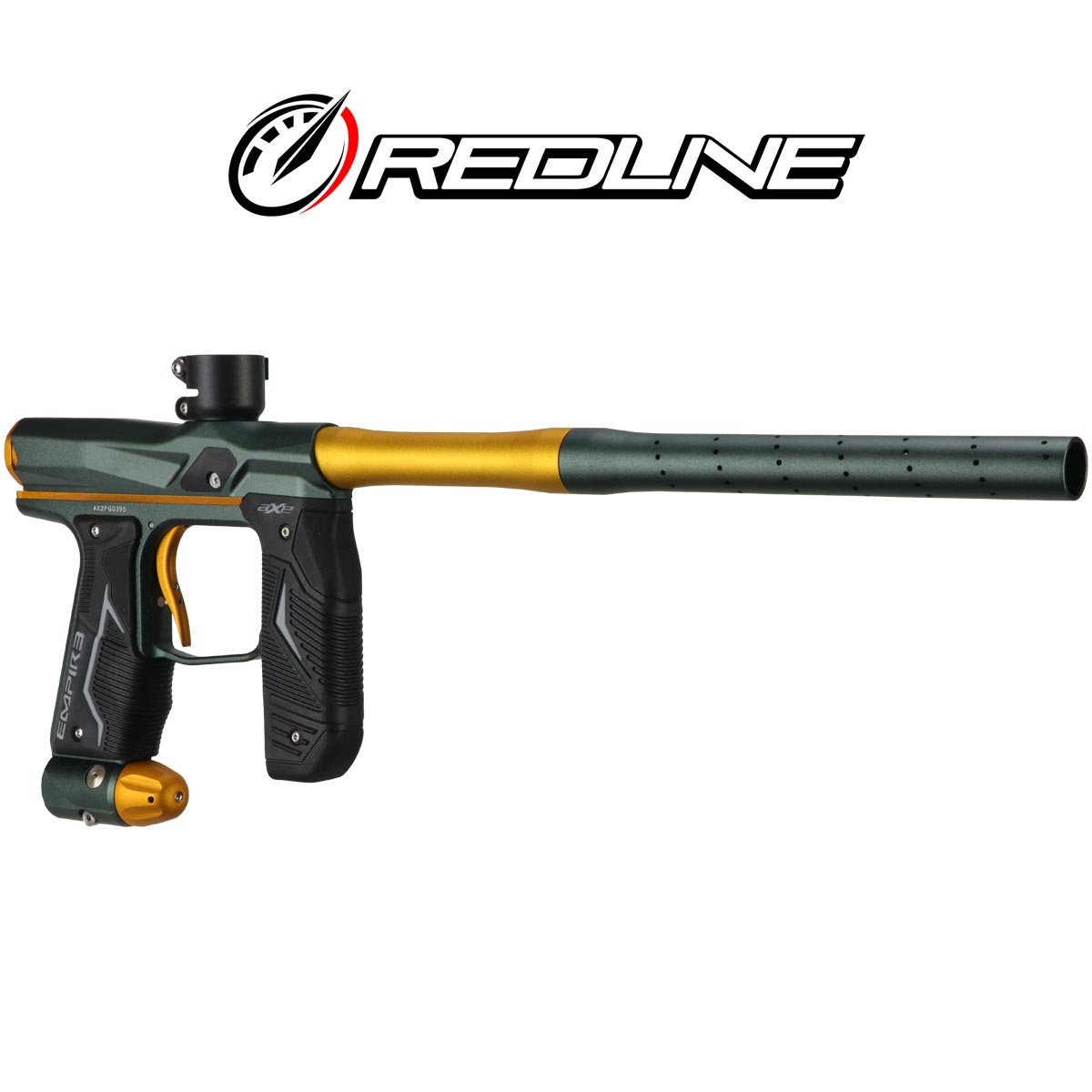 Empire Axe 2.0 with Redline OLED Board Dust Pine Green Dust Honey Gold Rookie Package