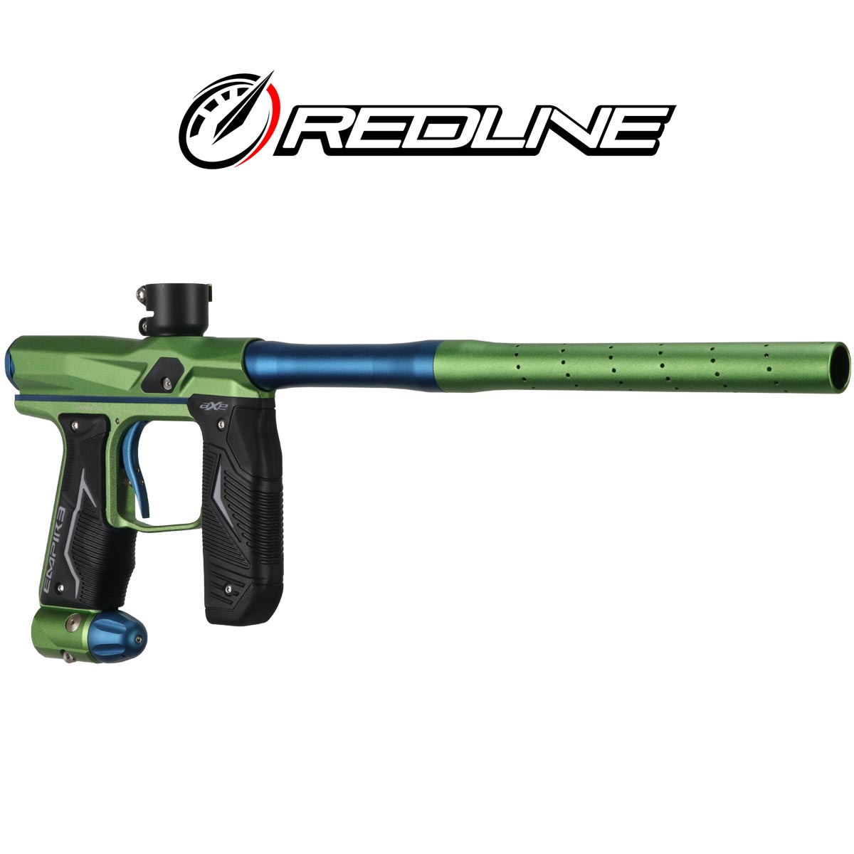 Empire Axe 2.0 with Redline OLED Board Dust Mantis Green Dust Savoy Blue