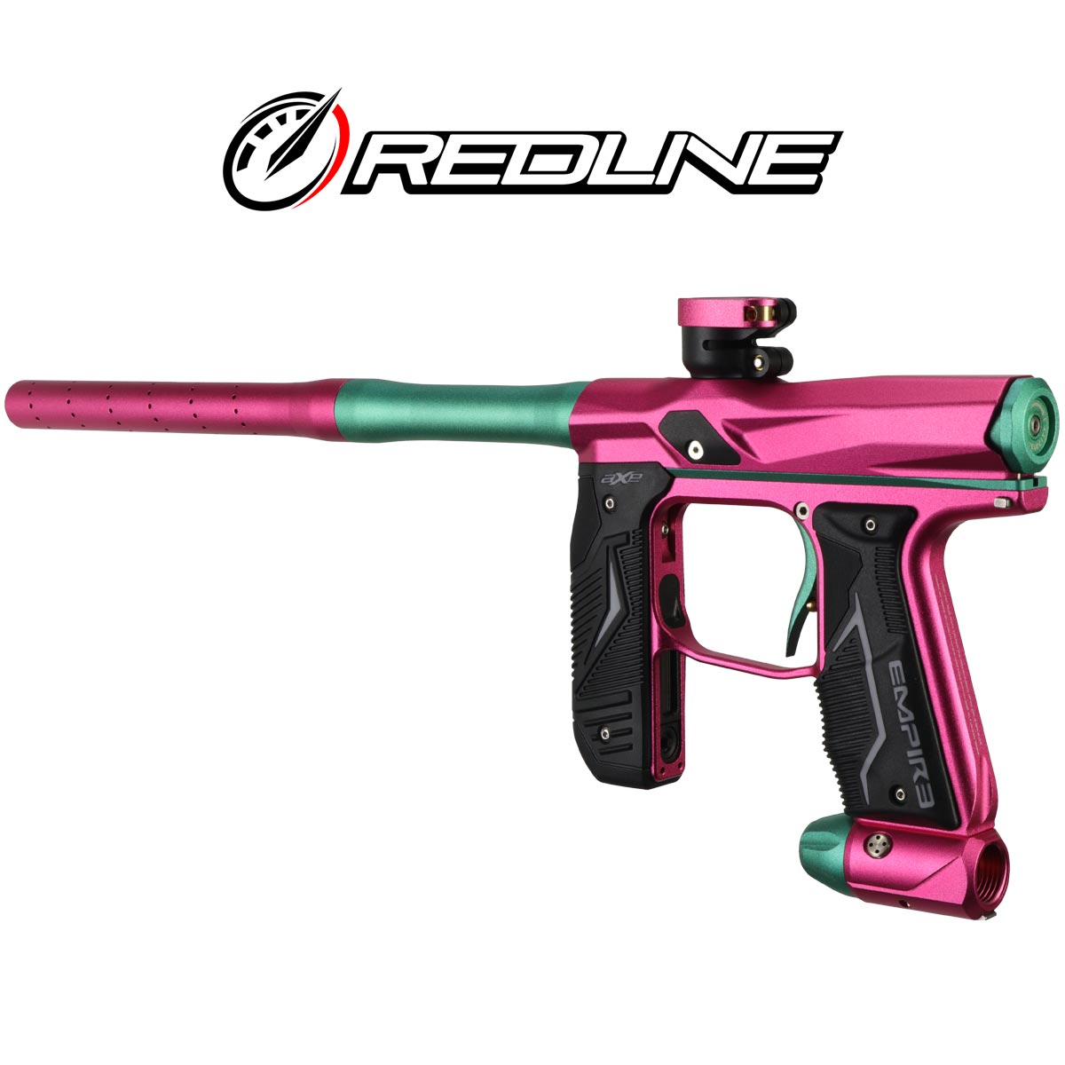 Empire Axe 2.0 with Redline OLED Board Dust Hot Pink Dust Teal Rookie Package