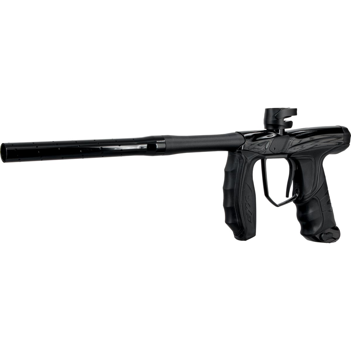 Empire SYX 1.5 Paintball Marker Polished Black Dust Black w Barrel Kit