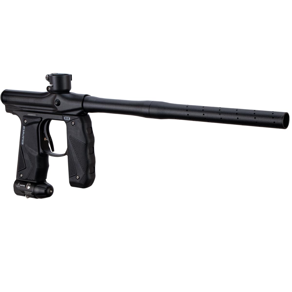 Empire Mini GS Paintball Marker Black Dust w 2 PC Barrel Rookie Package