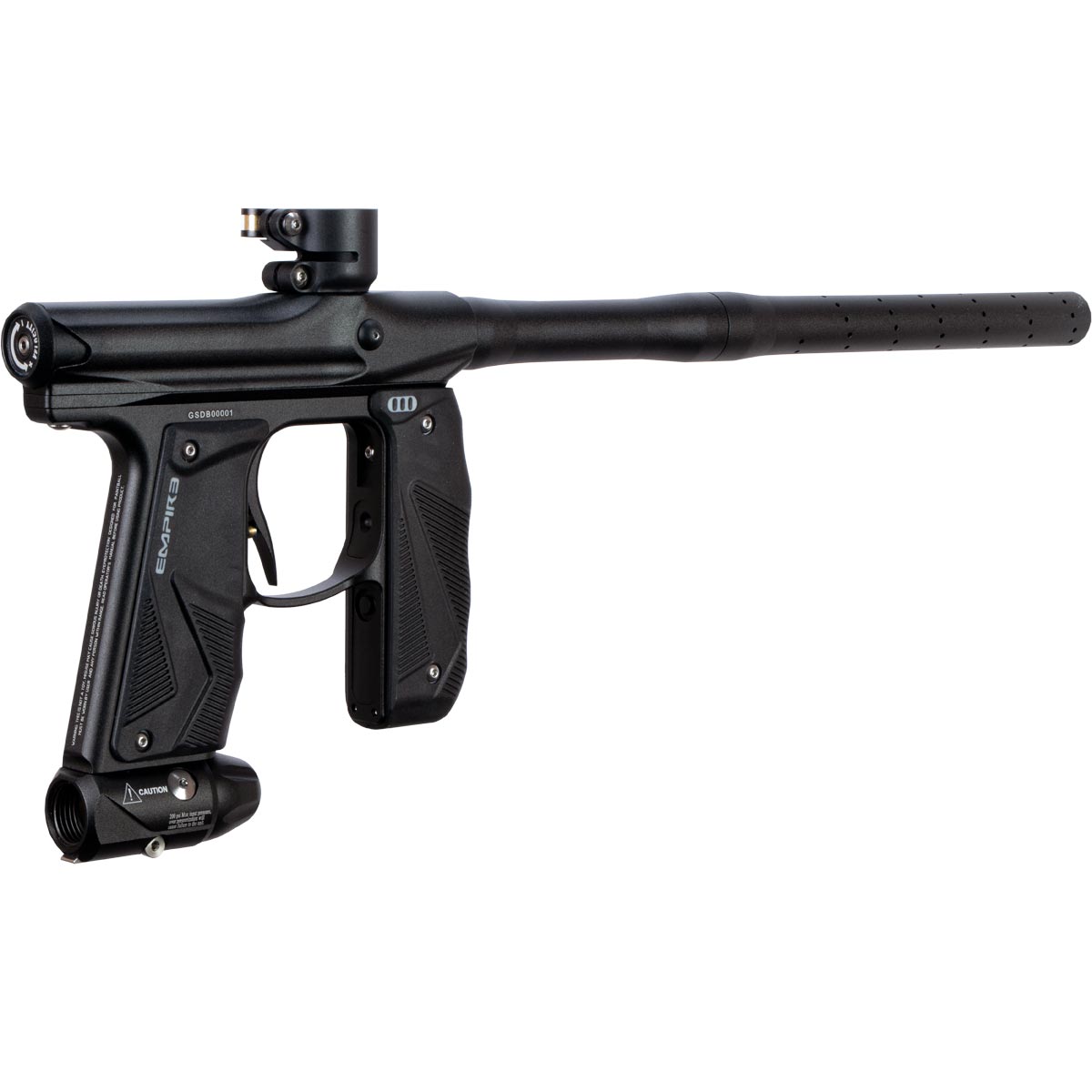 Empire Mini GS Paintball Marker Black Dust w 2 PC Barrel