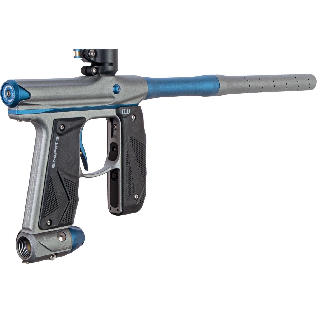 Empire Mini GS Paintball Marker Grey Navy Blue Dust w 2 PC Barrel