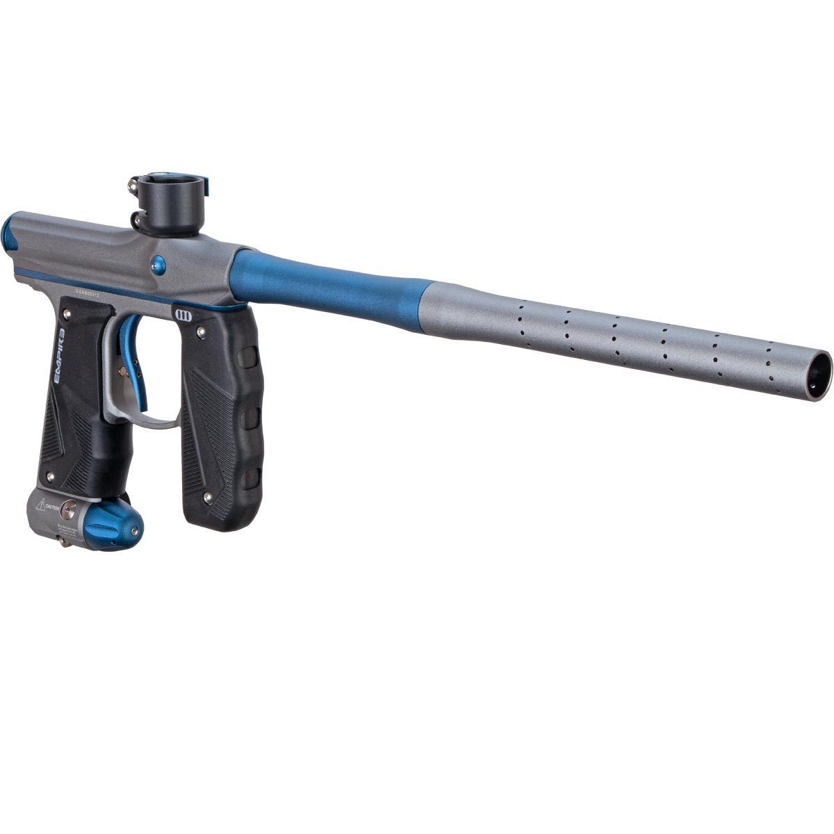 Empire Mini GS Paintball Marker Grey Navy Blue Dust w 2 PC Barrel