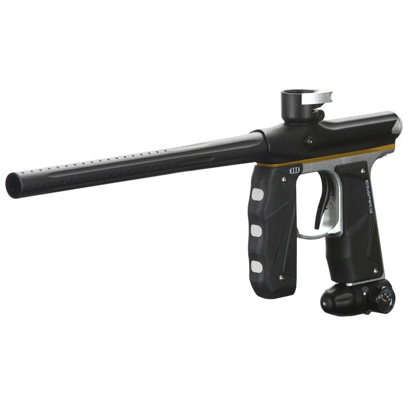 Empire Mini GS Paintball Gun Black/ Silver/ Yellow Dust