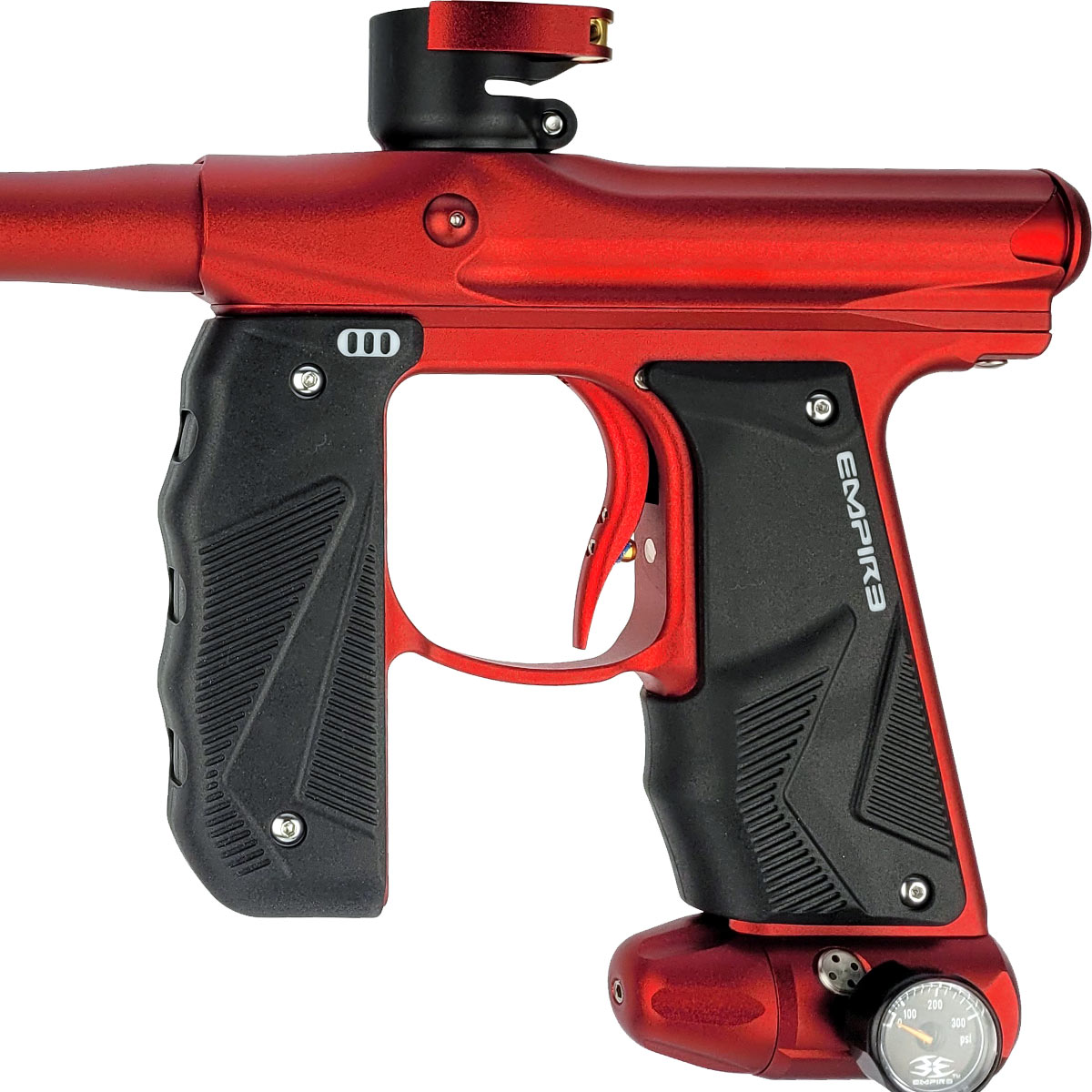 Empire Mini GS Paintball Marker Red Dust w 2 PC Barrel