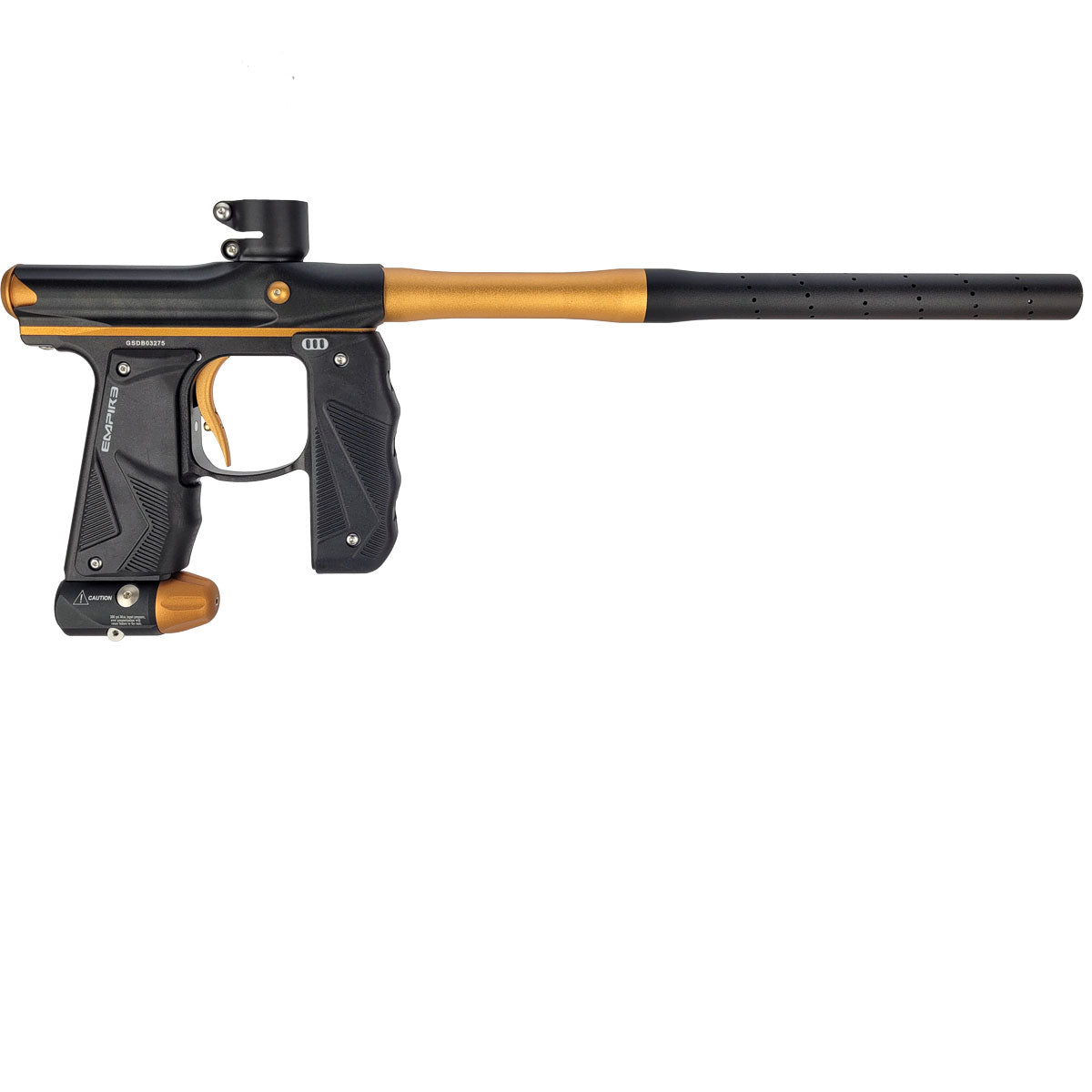 Empire Mini GS Paintball Gun Black Copper Dust w 2 PC Barrel