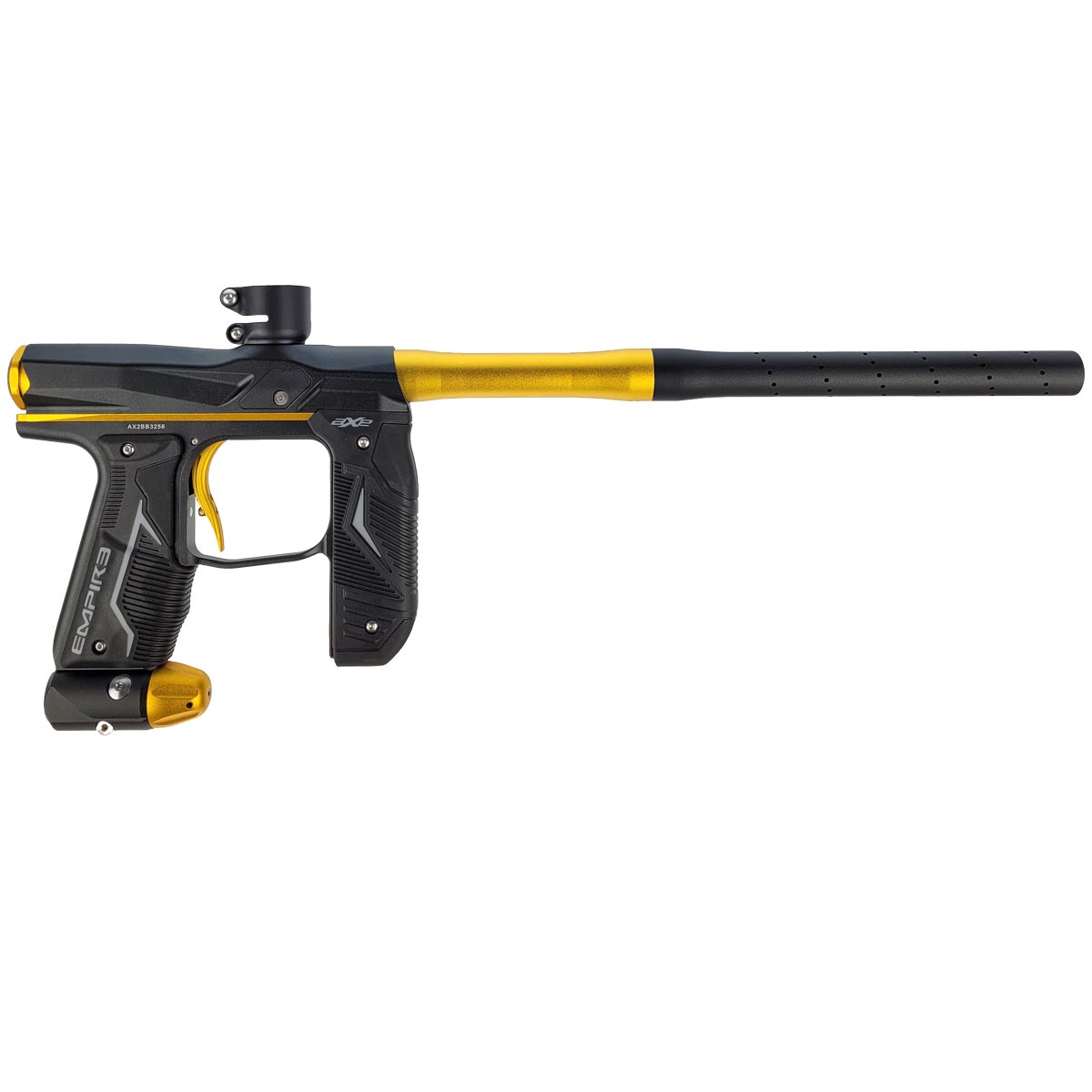 Empire Axe 2.0 Paintball Marker Dust Black Dust Gold Rookie Package