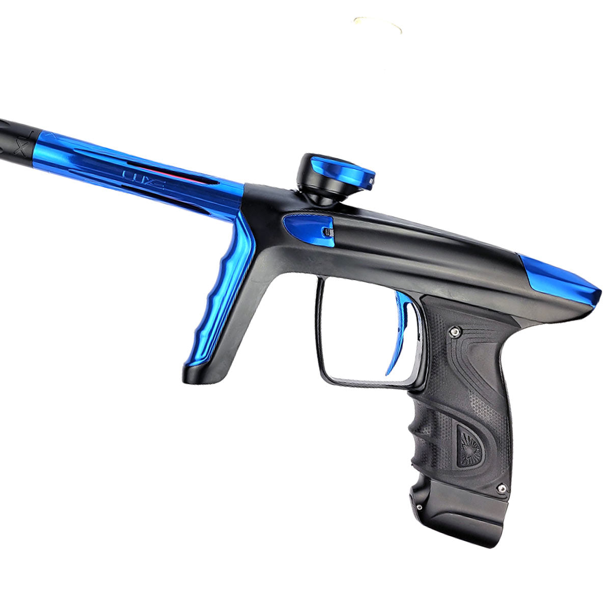 DLX Luxe TM40 Paintball Marker Black Dust / Polished Blue