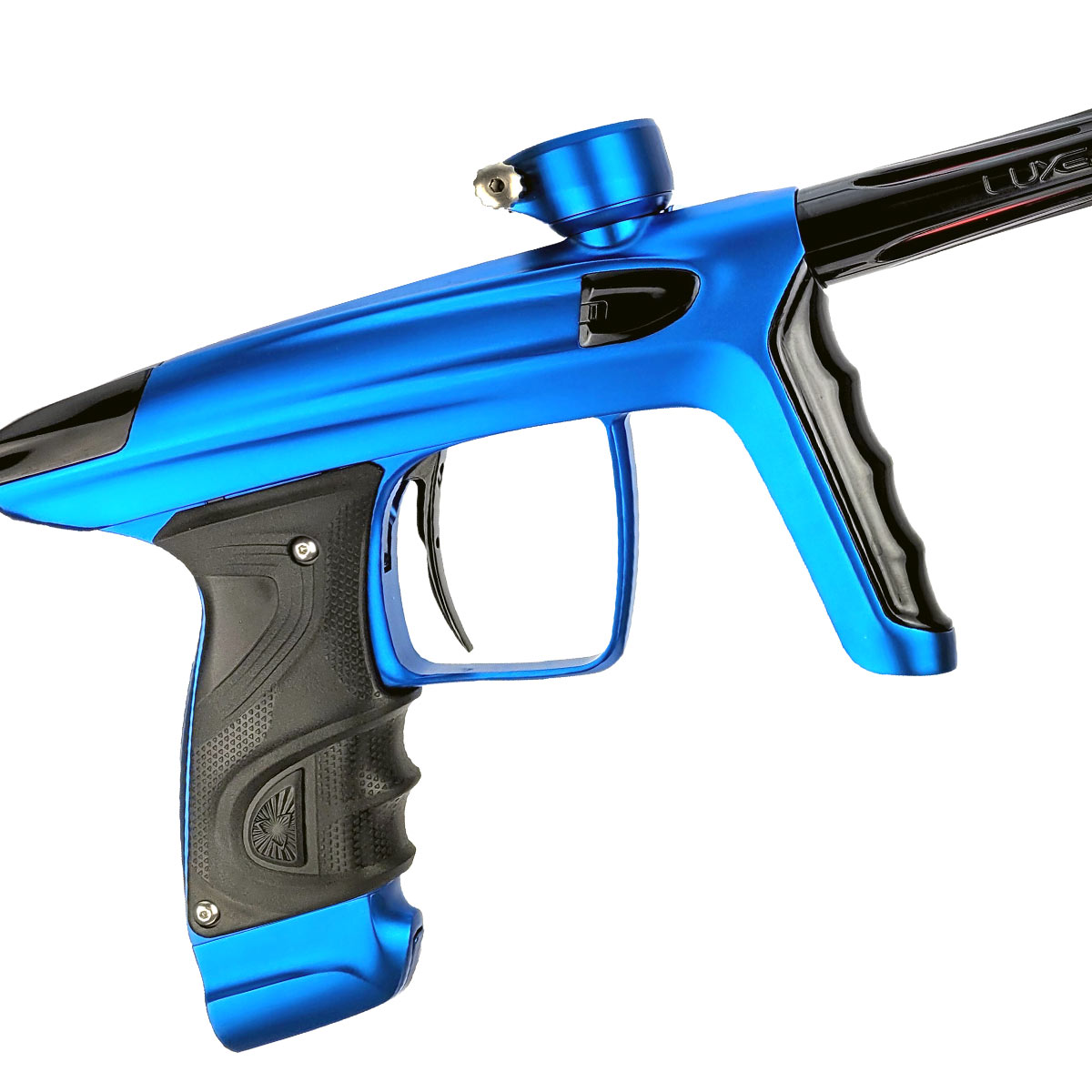 DLX Luxe TM40 Paintball Marker Blue Dust / Polished Black