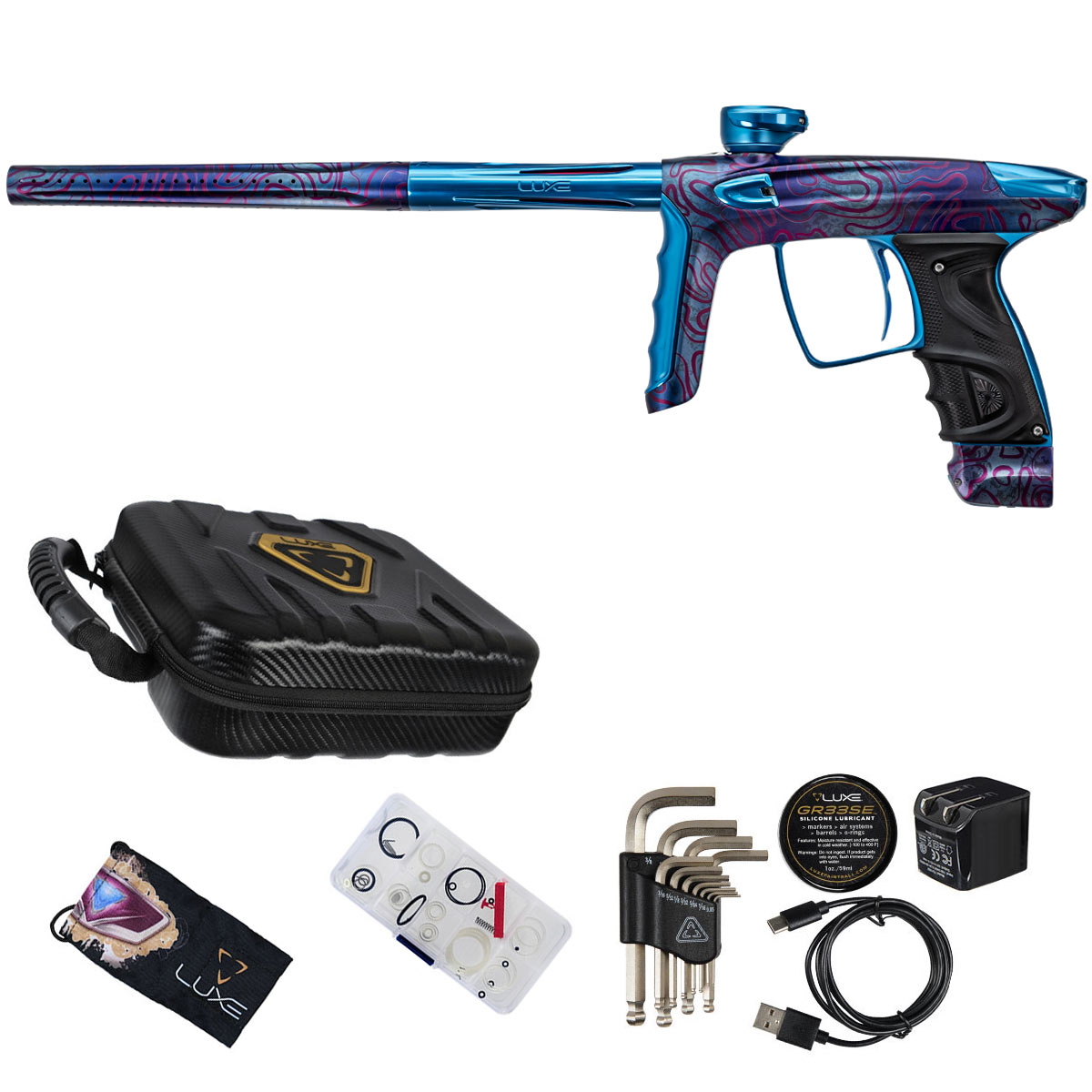 DLX Luxe TM40 Paintball Marker Damascus