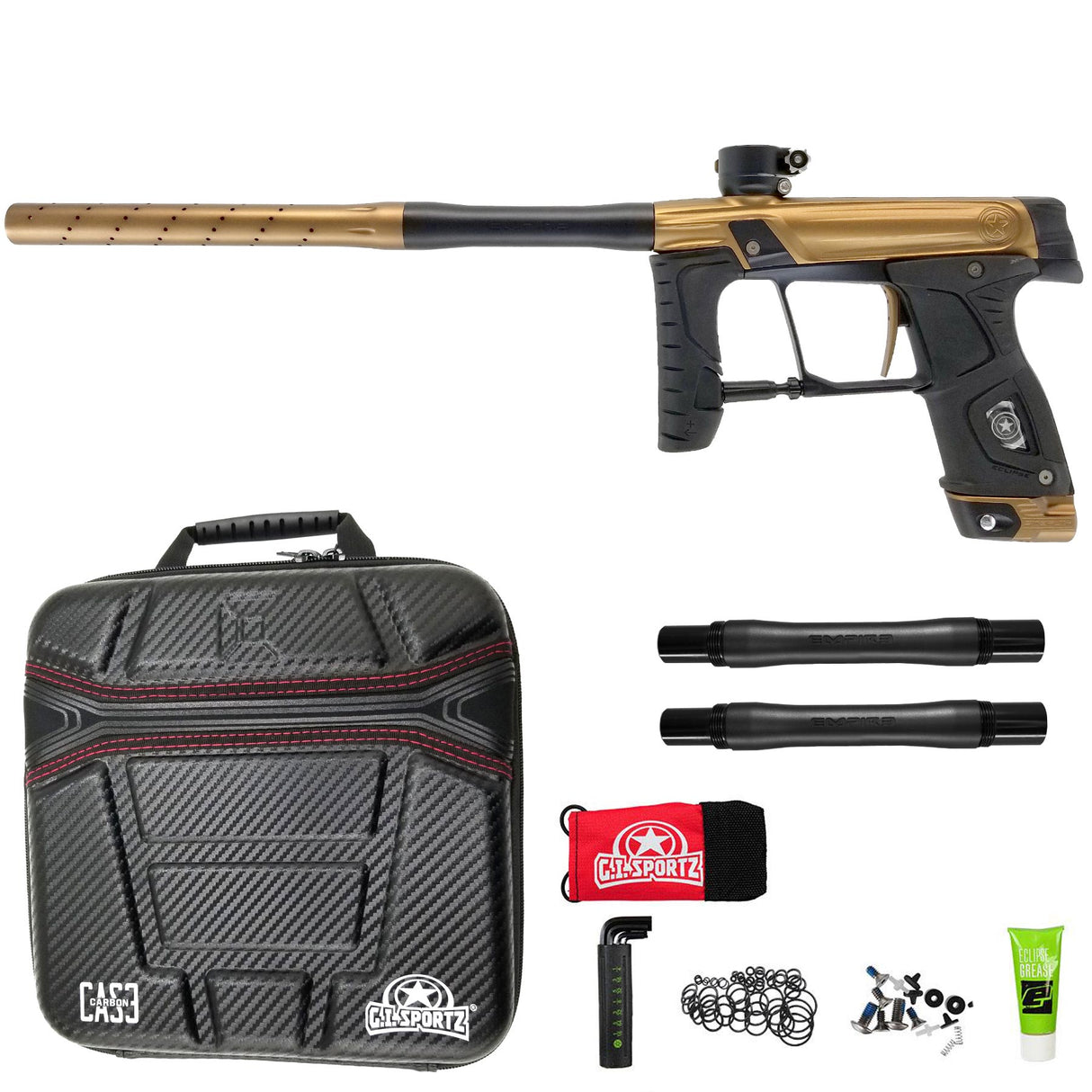 GI Sportz Stealth 160R Paintball Marker Sand Black