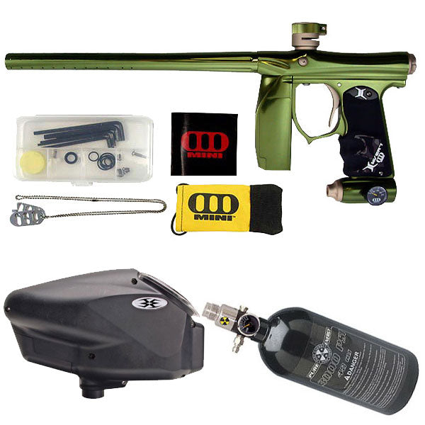 Invert Mini Paintball Gun Olive/Bronze Package D