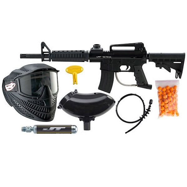 JT Tactical Ready To Play Paintball Package - Black