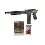 Kingman Spyder Hammer 7 Paintball Marker -  Olive Green