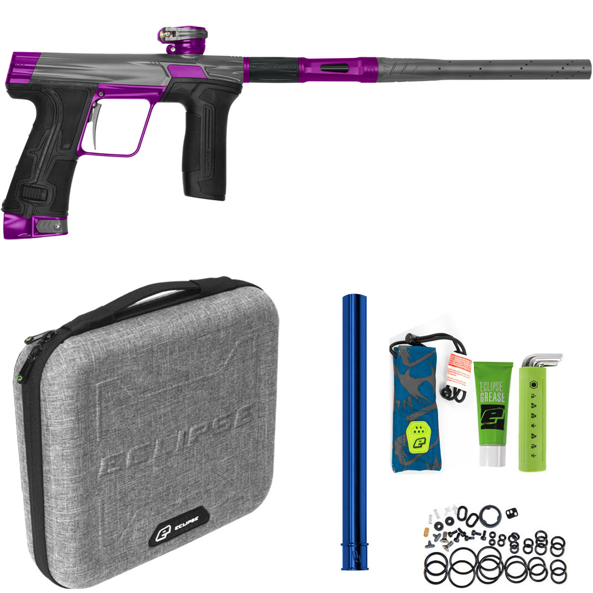 Planet Eclipse CS3 Paintball Marker Havoc Grey Purple