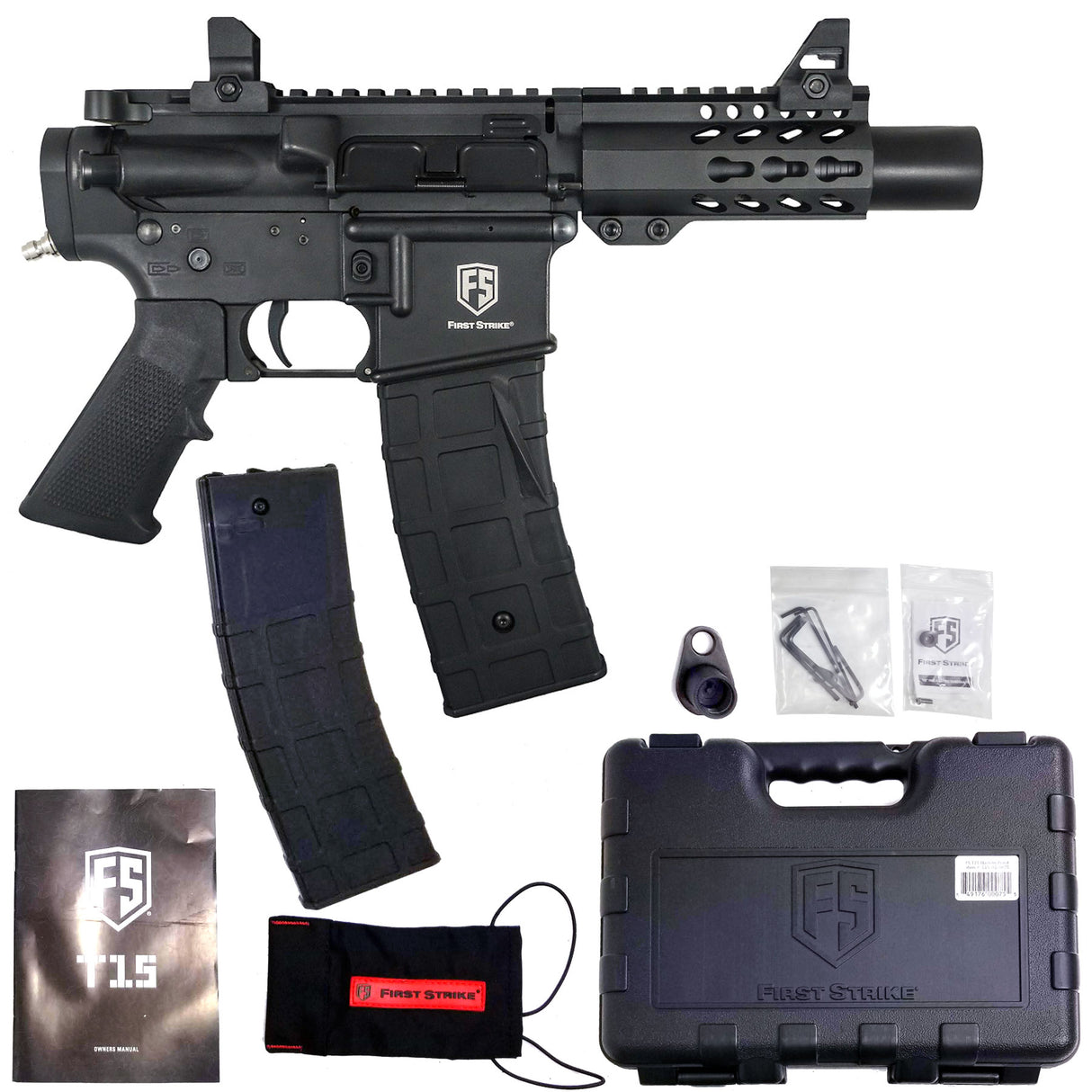 First Strike T15 Machine Pistol Paintball Marker Black