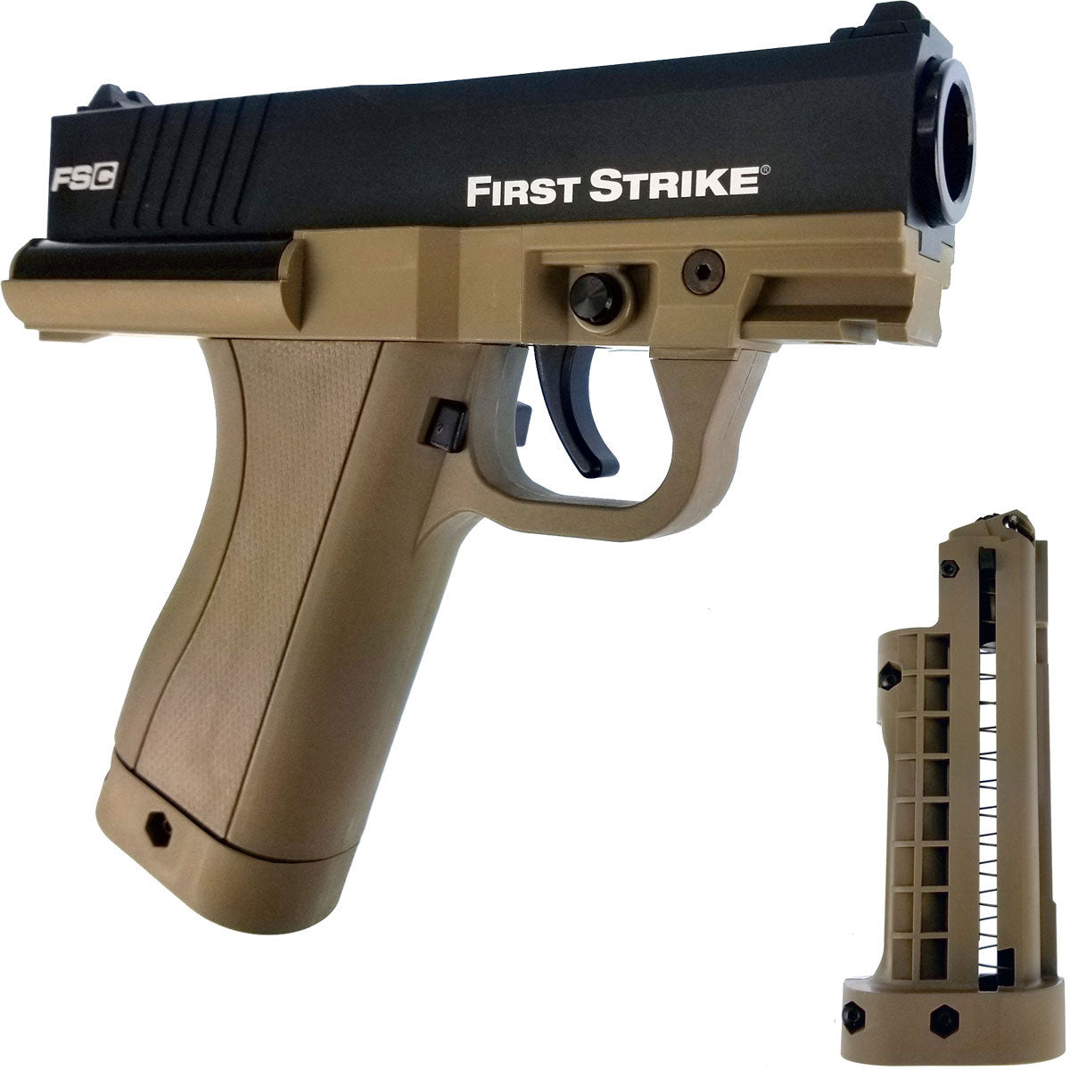 First Strike FSC Compact Paintball Pistol FDE