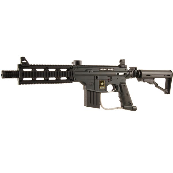 Tippmann US Army Project Salvo Paintball Gun - Black