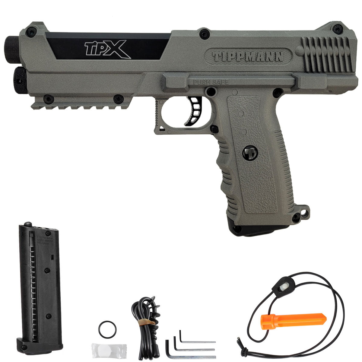 Tippmann TiPX Paintball Pistol Steel Grey