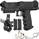 Tippmann TiPX Deluxe Paintball Gun Pistol Kit Black