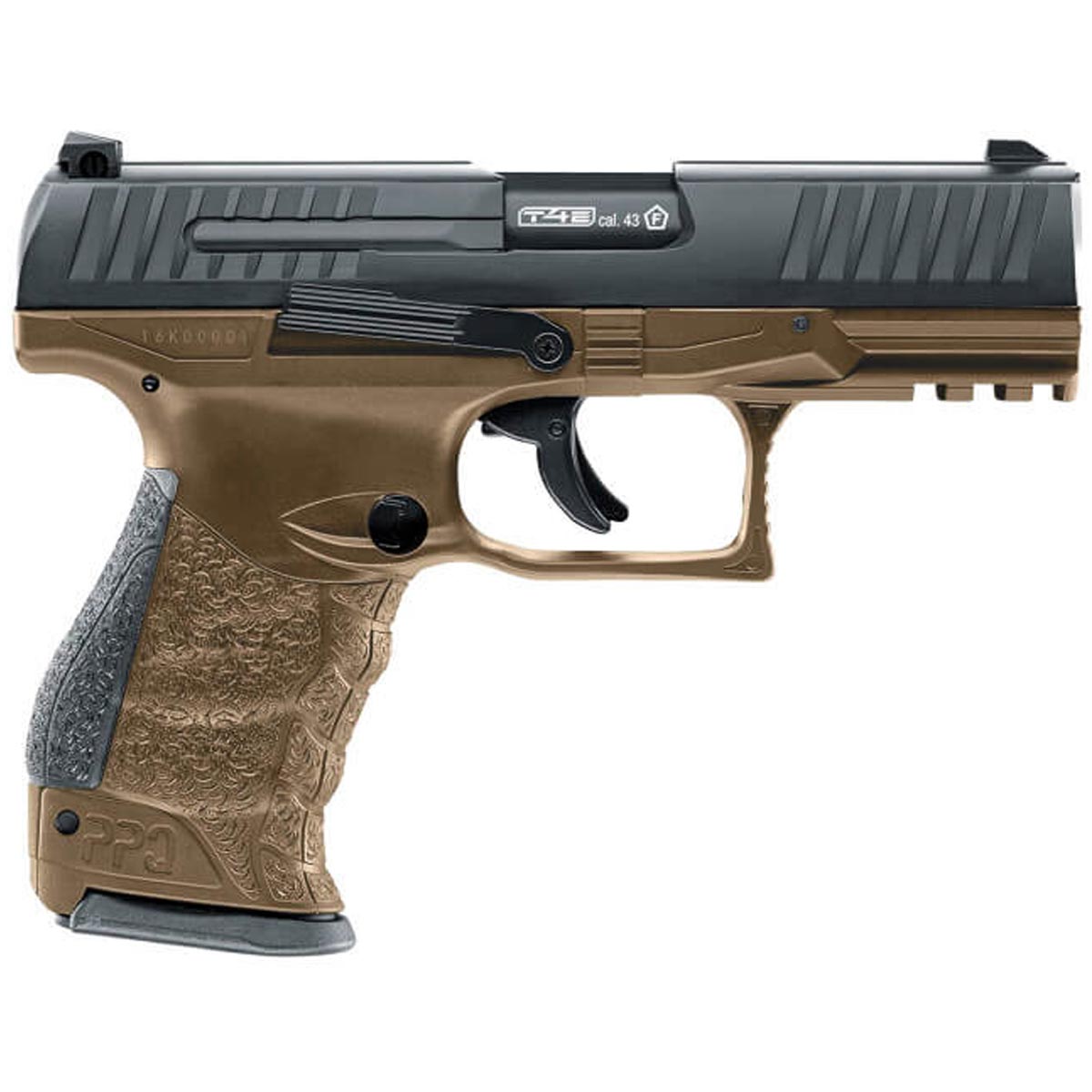 T4E Walther PPQ M2 43 Caliber Paintball Pistol FDE