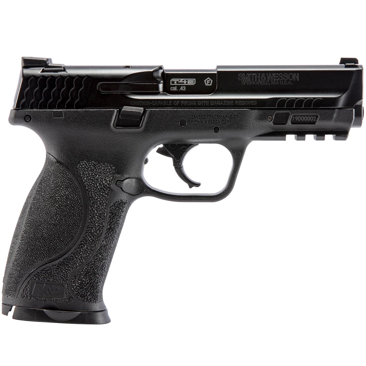 T4E S&W M&P9 2 43 Caliber Paintball Pistol Black