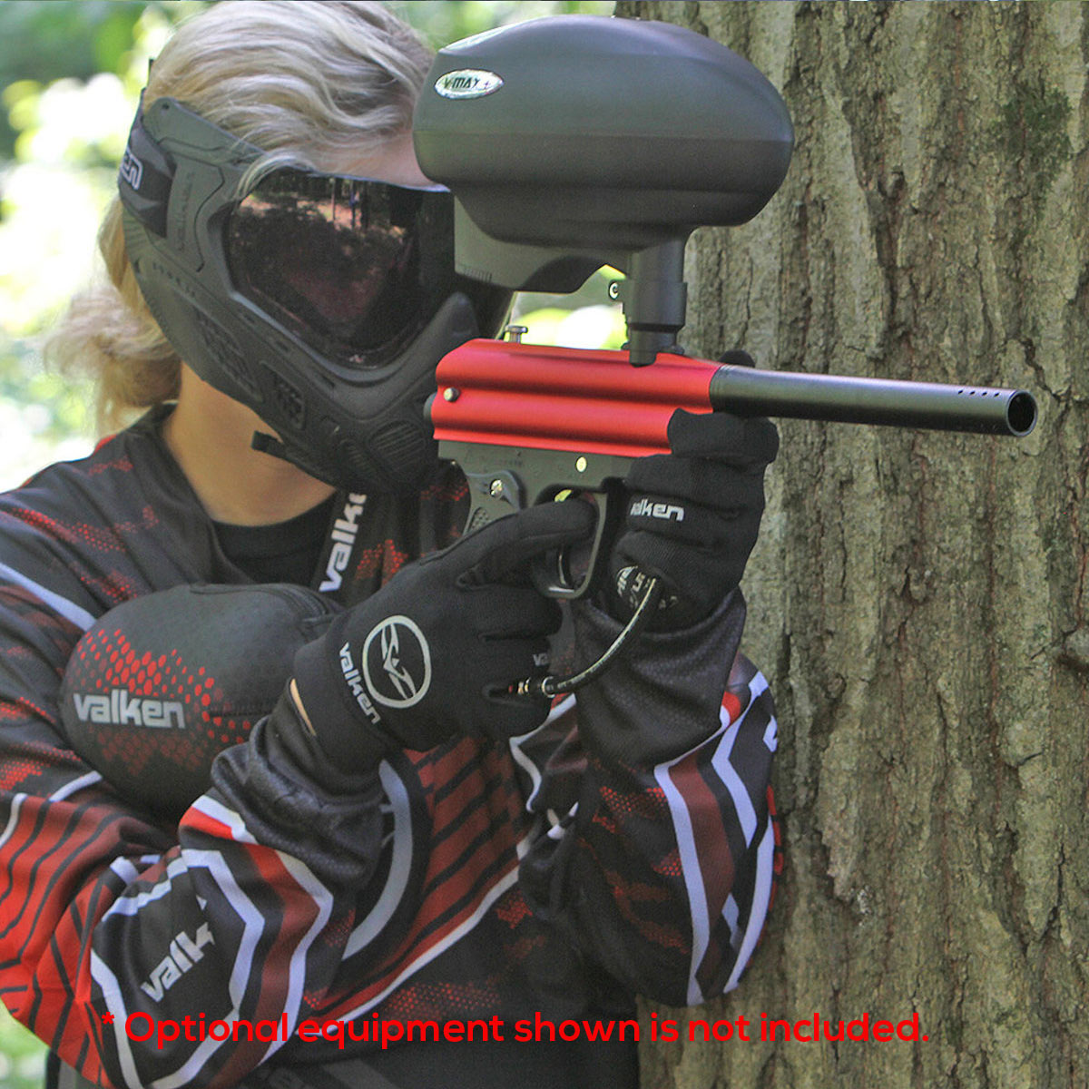 Valken Razorback Paintball Marker Red