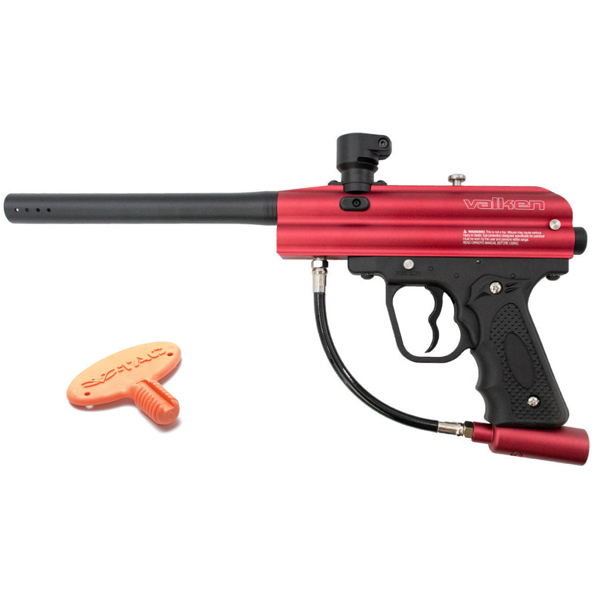 Valken Razorback Paintball Marker Red