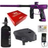 Empire Axe 2.0 Paintball Marker Dust Purple Dust Black Rookie Package