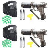 Dueling Paintball Pistol Kit JT ER2 Pump Gun Refurbished