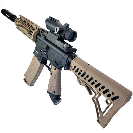 Tippmann TMC Mag Fed Sniper Paintball Marker Tan Black