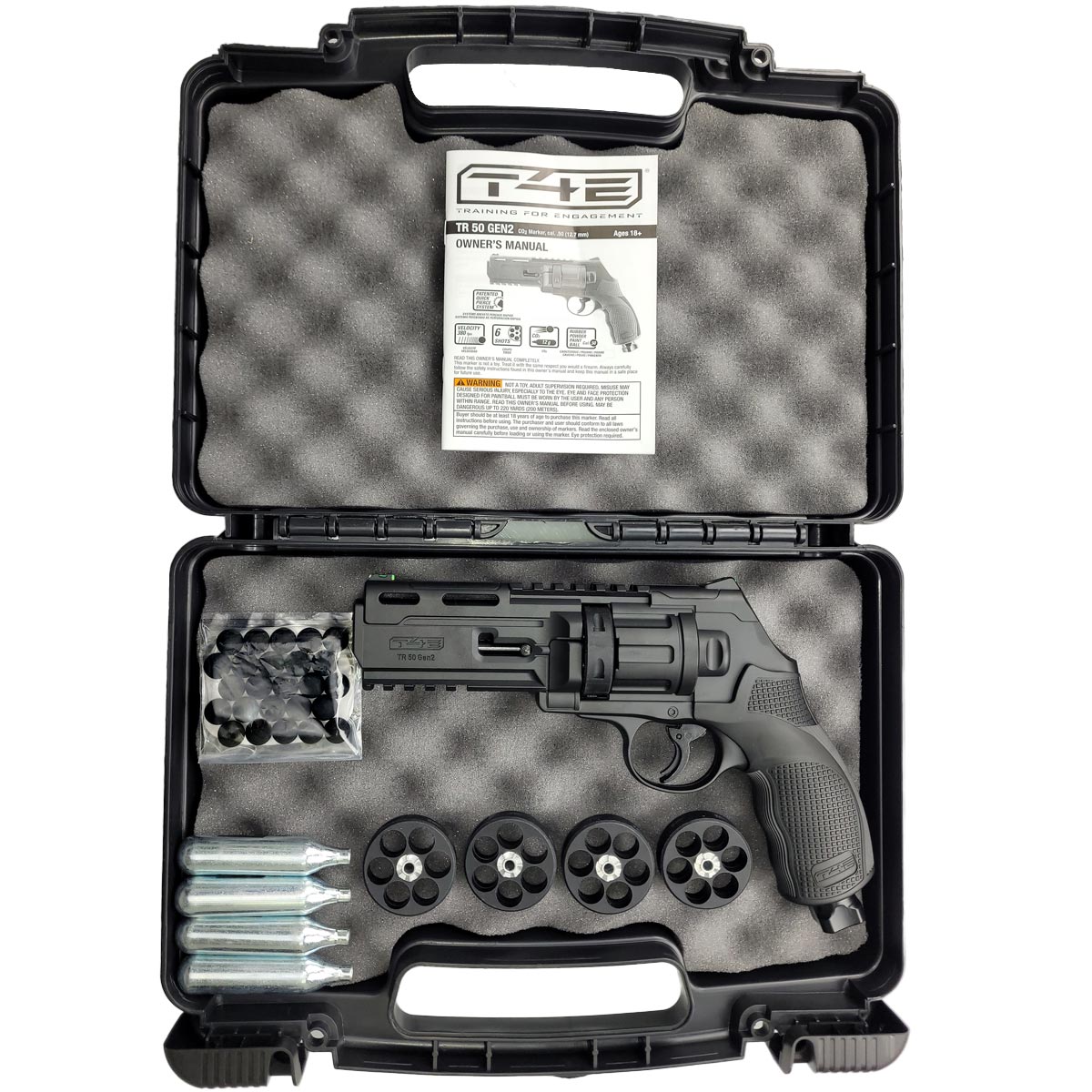 Umarex T4E TR50 Gen 2 Revolver Pistol .50 Caliber State Compliant Package