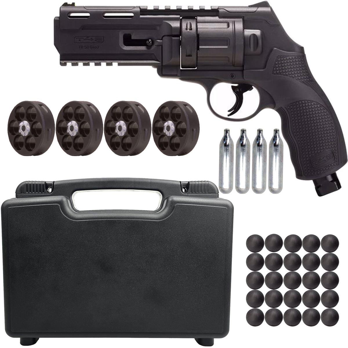 Umarex T4E TR50 Gen 2 Revolver Pistol .50 Caliber State Compliant Package