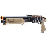 Tactical Force Tri Shot Airsoft Shotgun Black Tan