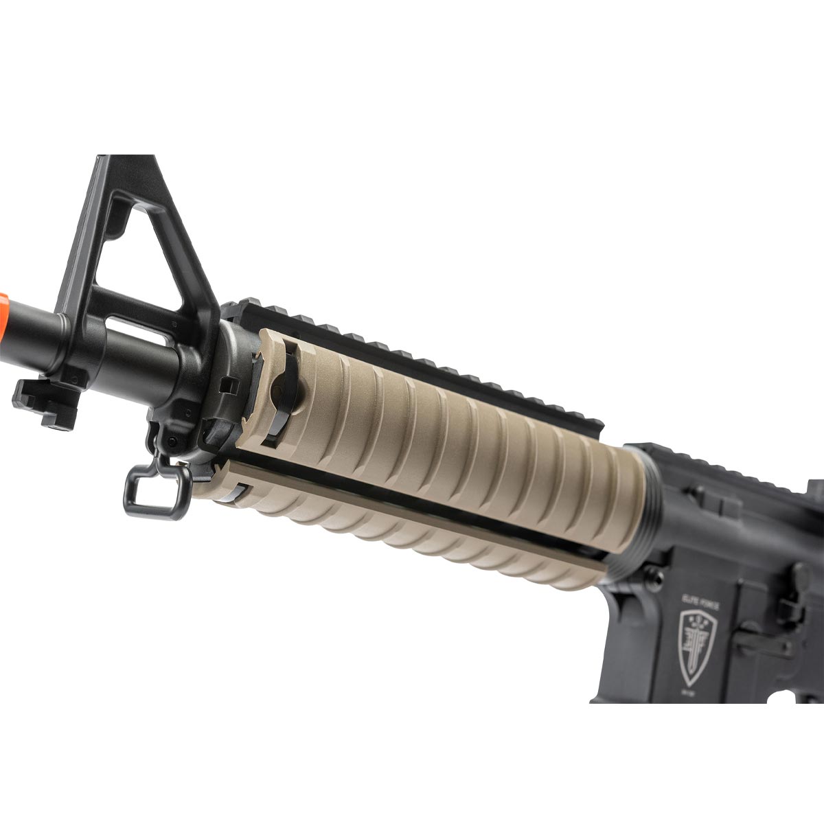 Elite Force M4 CQBX AEG Airsoft Rifle Black Tan