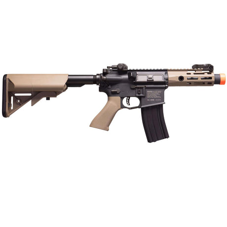 Elite Force M4 CQCX AEG Airsoft Rifle Black Tan